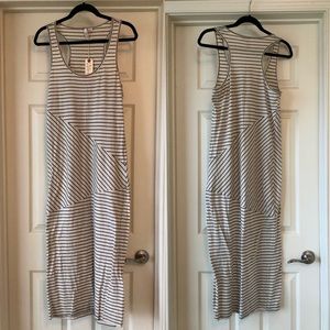 NWT striped maxi dress